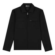 Malelions Svart Overshirt Mm1-Ps25-13 Black, Herr