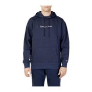 Tommy Jeans Blå Bomullspolyester Hoodie Höst/Vinter Kollektion Blue, H...