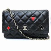 Chanel Vintage Pre-owned Laeder chanel-vskor Black, Dam