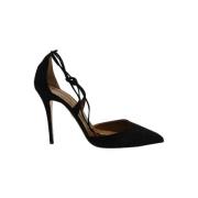 Aquazzura Pre-owned Pre-owned Mocka klackskor Black, Dam