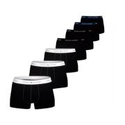 Tommy Hilfiger 7-Pack Stretch Bomullsboxers - Multifärgad Black, Herr