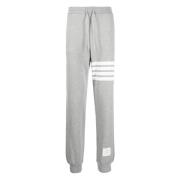 Thom Browne Grå 4-Bar Loopback Sweatpants Gray, Herr