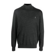 Polo Ralph Lauren Långärmad Stickad Tröja Pullover Gray, Herr