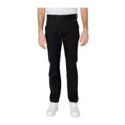 Tommy Jeans Bomull Tapered Byxor Vår/Sommar Kollektion Black, Herr