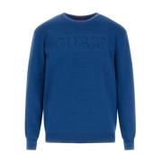 Guess ML Logo Sweater - Blå Blue, Herr