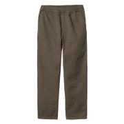 Carhartt Wip Bomull Elastisk Midjbyxa med Fickor Green, Herr