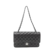 Chanel Vintage Pre-owned Laeder axelremsvskor Black, Dam