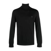 Polo Ralph Lauren Stickad Ärm Pullover Black, Herr