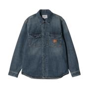 Carhartt Wip Klassisk skjorta för vardagsbruk Blue, Herr