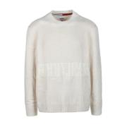 Tommy Jeans Akrylblandningströja Herrkollektion White, Herr