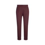 Etro Lila Cropped Cigarette Byxor Purple, Dam