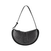 THEMOIRè Svart Strass Vegan Skuldväska Black, Dam