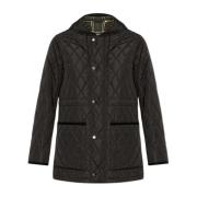 Burberry Vadderad jacka med huva Black, Dam