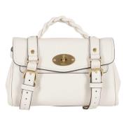 Mulberry Alexa Heavy Grain Läder Crossbody Väska Gray, Dam