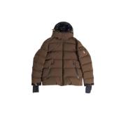 Moncler Kort dunjacka med huva Brown, Herr