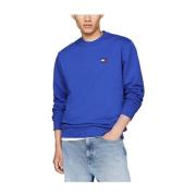 Tommy Hilfiger Badge Crew Sweatshirt Blue, Herr