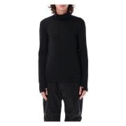 Moncler Svart Skiwear Aw24 Polo Neck Black, Herr