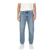 Calvin Klein Jeans Bomullsblandade Jeans & Byxor Blue, Herr