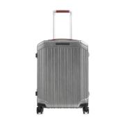 Piquadro Ultra Slim 4-Hjuls Kabin Trolley Bagage Gray, Unisex