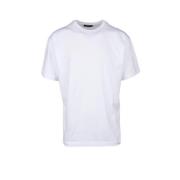 Costume National Vit Bomull T-shirt för Män White, Herr