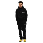 Quotrell Svart Herr Tracksuit Hoodie Långärmad Black, Herr