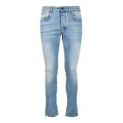 Costume National Moderne Jeans med 98% Bomull Blue, Herr