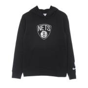 Nike Brooklyn Nets Svart Hoodie Black, Herr