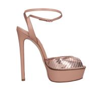 Casadei Sandaler Rosa Pink, Dam