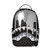 Sprayground Metallic Drips Deluxe Ryggsäck Gray, Unisex