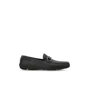 Salvatore Ferragamo Suede loafers Front Gray, Herr