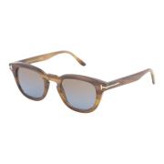 Tom Ford Brun Horn Wayfarer Solglasögon Brown, Unisex