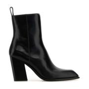 Alexander Wang Svarta läder Throttle ankelboots Black, Dam