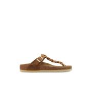 Birkenstock ‘Gizeh Flätade’ flip-flops Brown, Dam