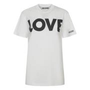 Moschino Stiliga T-shirts och Polos White, Dam