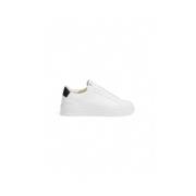 Crime London Svart läder sneaker Vår/Sommar kollektion White, Herr