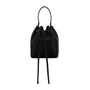 Valentino Garavani Studded Rockstud Hinkväska med Dragsko Black, Dam