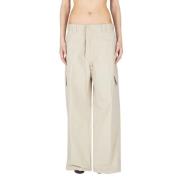 Dsquared2 Tech Byxor med Maxi Fickor White, Dam