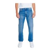 Calvin Klein Jeans Blå Bomullsblandning Jeans Kollektion Blue, Herr