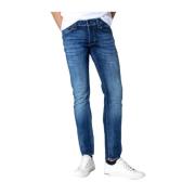 Jack & Jones Slim Fit Bomulls Jeans Blå Kollektion Blue, Herr