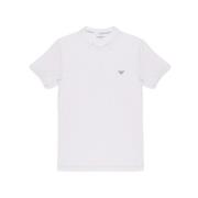 Emporio Armani Modal T-shirt Herr Fall/Vinter Kollektion White, Herr