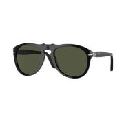 Persol Klassiska solglasögon för vardagsbruk Black, Unisex