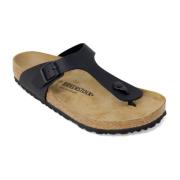 Birkenstock Gizeh BS 043691 Flip-Flops Black, Dam