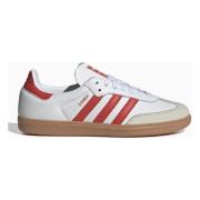 Adidas Originals Låg Topp Samba OG Sneaker White, Dam