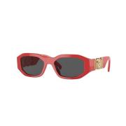 Versace Lyxiga Solglasögon Samling Red, Unisex