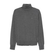 Dsquared2 Grå Turtleneck Pullover Sweater Gray, Herr