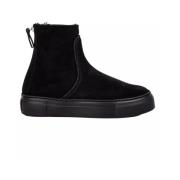 AGL Svarta Mocka Ankelboots Black, Dam