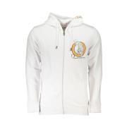 Cavalli Class Stilig Herr Bomull Hoodie White, Herr