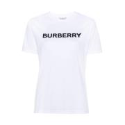 Burberry Logo Print Crew Neck T-shirt White, Dam