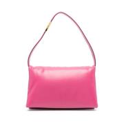 Marni Fuchsia Rosa Läder Crossbody Väska Pink, Dam