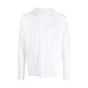 Mazzarelli Long Sleeve Tops White, Herr